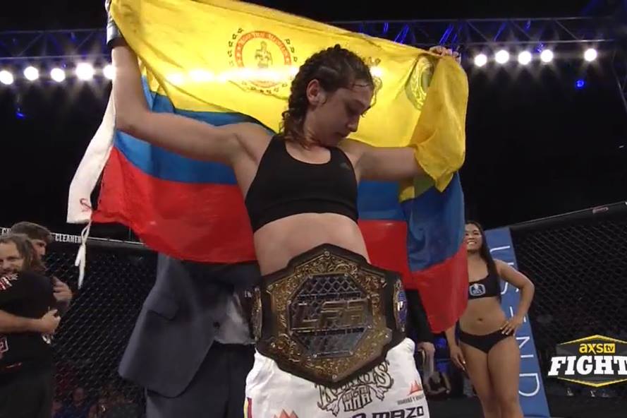 Sabina «Colombian Queen» Mazo: La primera campeona&nbsp;colombiana.