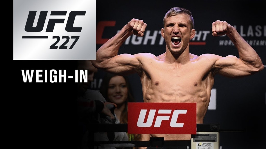 UFC 227: Dillashaw vs Garbrandt 2 (Pesaje/Weigh-in)
