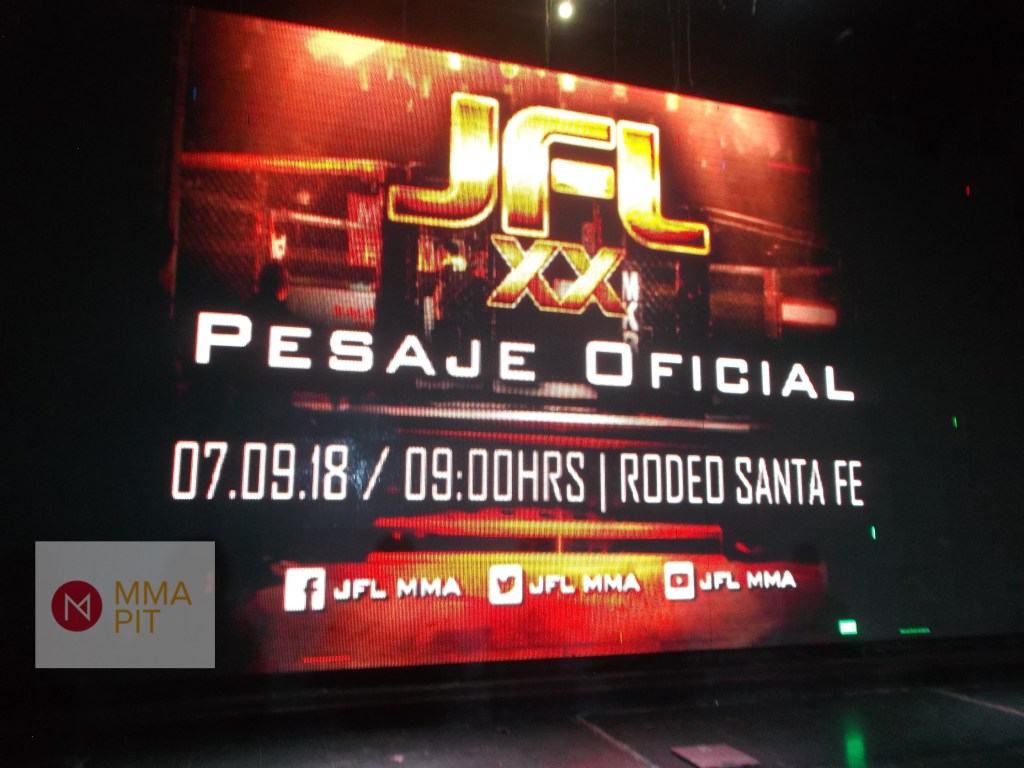 JFL XX (Pesaje/Weigh-in)