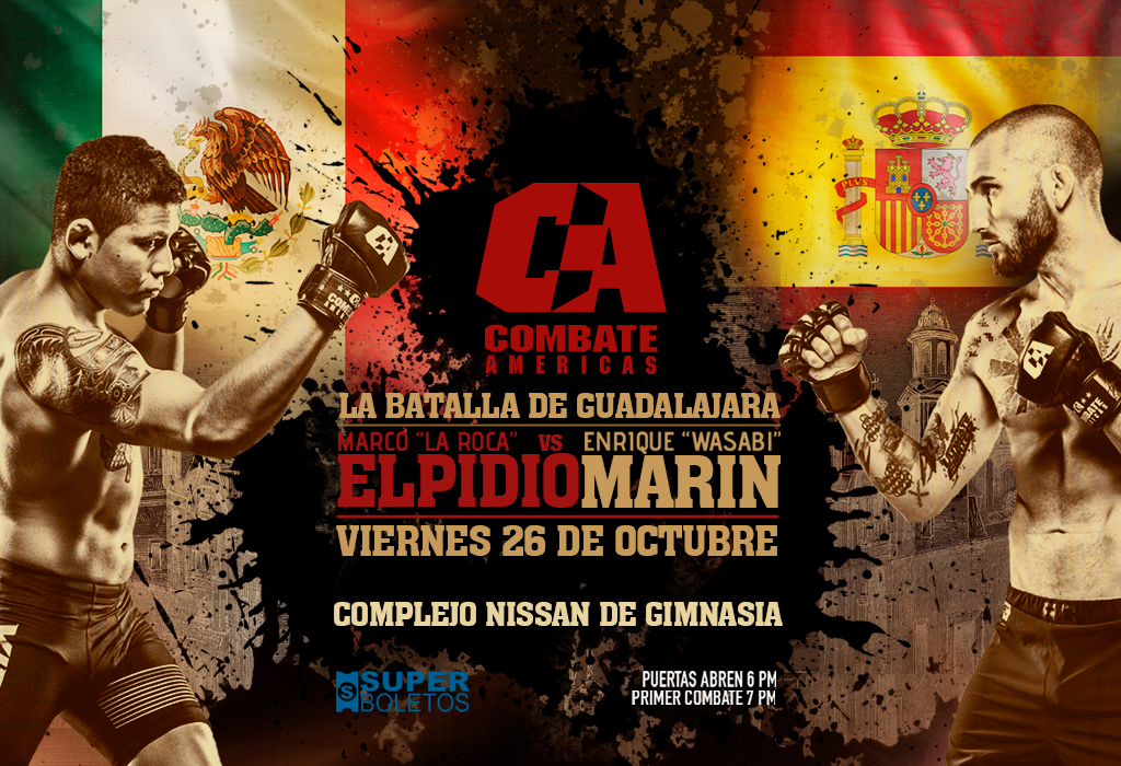 Combate Americas Guadalajara: Wasabi vs. Elpidio (Resultados&nbsp;/Results)