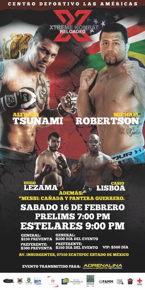 Xtreme Kombat Reloaded (Resultados /&nbsp;Results)