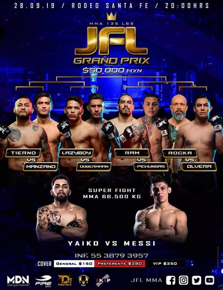 JFL Grand Prix 2: (Pesaje /&nbsp;Weigh-ins)