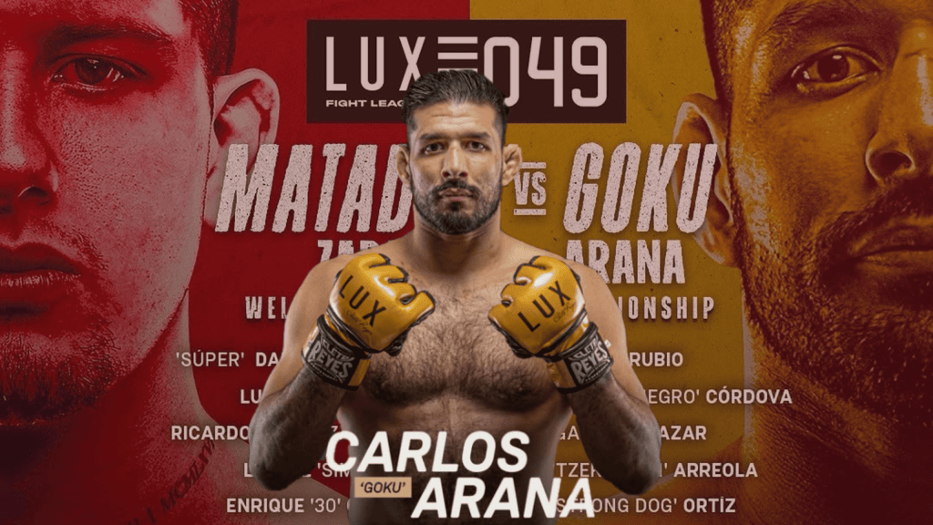 Acompañado de su familia, goku arana disputa el cinturón de 170 libras de&nbsp;lux